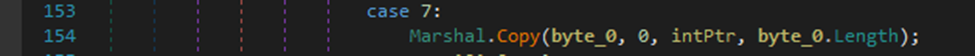 Marshal.Copy copies data to another memory